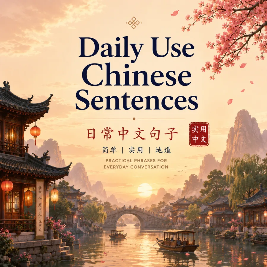 Daily Use Chinese Sentences Chinese eBook cover